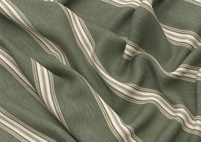 Bellagio Stripe, Sprucewood - Roman Blind - Image 4
